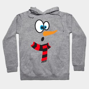 snowman face Hoodie